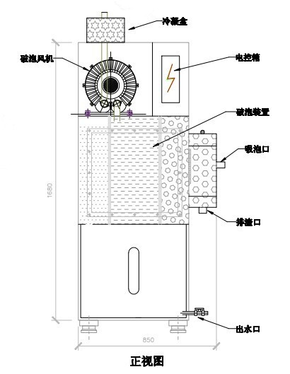 除泡机内部结构图 除泡机内部结构图